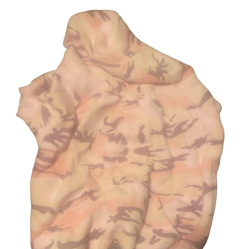 Mini hoodie camouflage pink
